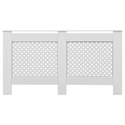 Coperture per Radiatori 2pz Bianche 152x19x81,5 cm in MDF