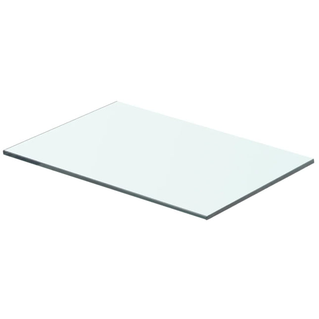 Mensole in Vetro Trasparente 2 pz 40x20 cm