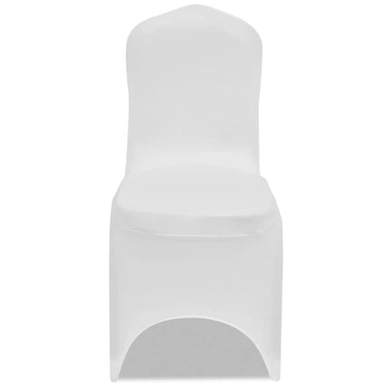 Coprisedie in Tessuto Elasticizzato Bianco 18 pz