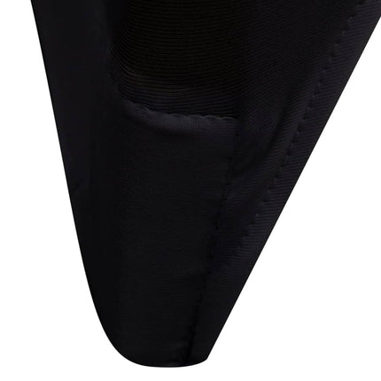 Coprisedie in Tessuto Elasticizzato Nero 18 pz