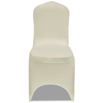 Coprisedie in Tessuto Elasticizzato Crema 18 pz