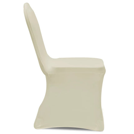 Coprisedie in Tessuto Elasticizzato Crema 18 pz