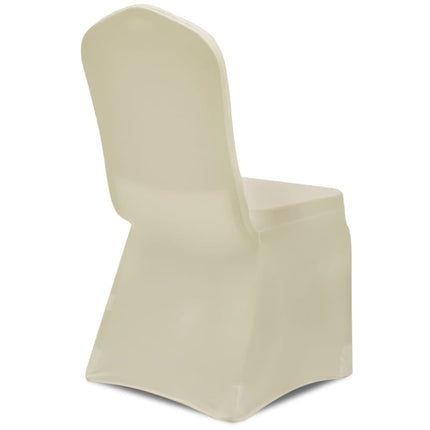 Coprisedie in Tessuto Elasticizzato Crema 30 pz