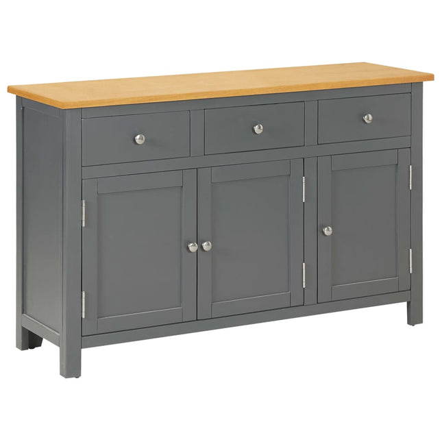 Credenza 110x33,5x70 cm in Legno Massello di Rovere