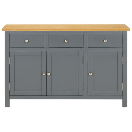 Credenza 110x33,5x70 cm in Legno Massello di Rovere