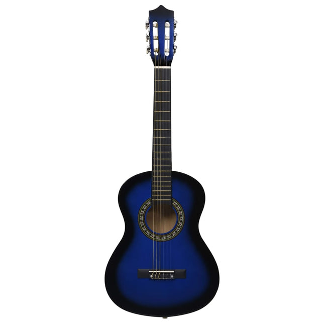 Chitarra Classica per Principianti e Bambini Blu 1/2 34"