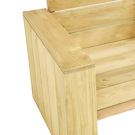 Set Divani da Giardino 5 pz in Legno di Pino Impregnato
