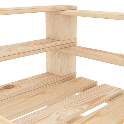 Set Divani da Giardino Pallet 5 pz in Legno