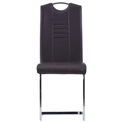 Set Sala da Pranzo 11 pz in Similpelle Marrone