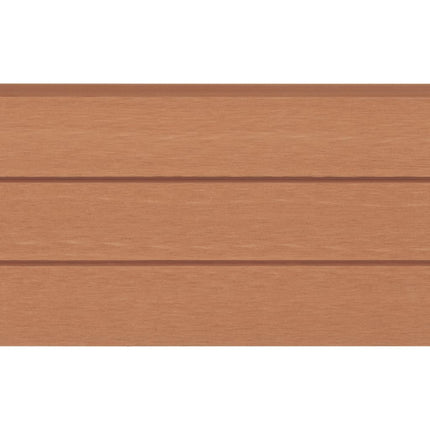 Set Pannelli Recinzione in WPC 2 Quadrati 353x187 cm Marrone
