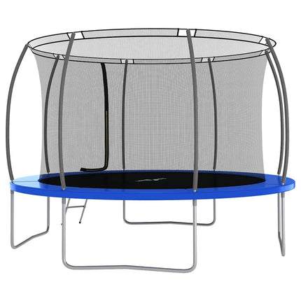 Set Trampolino Rotondo 366x80 cm 150 kg
