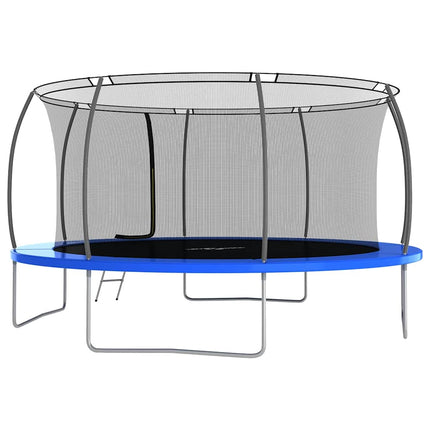 Set Trampolino Rotondo 460x80 cm 150 kg