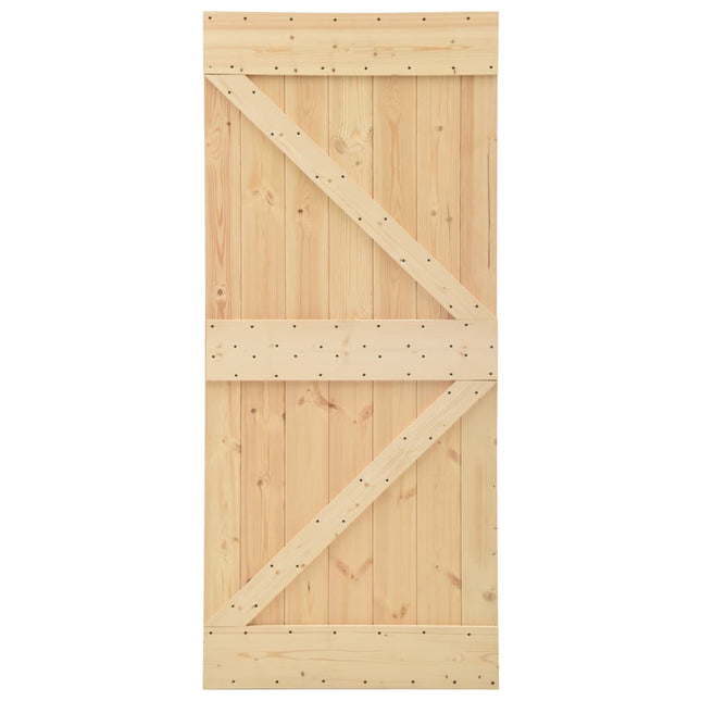 Porta 80x210 cm in Legno Massello di Pino