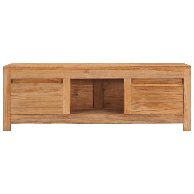 Mobile Porta TV 100x30x35 cm in Legno Massello di Teak