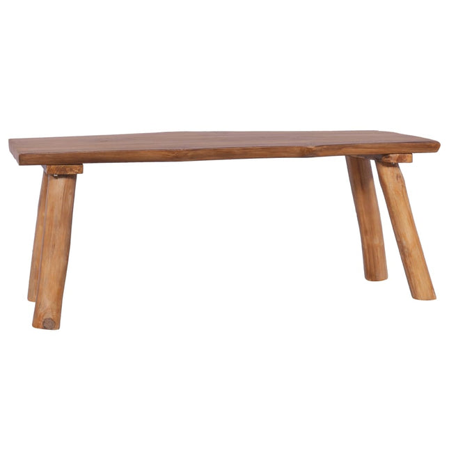 Panchina da Giardino 120 cm in Legno Massello di Teak