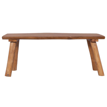 Panchina da Giardino 120 cm in Legno Massello di Teak