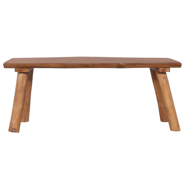 Panchina da Giardino 120 cm in Legno Massello di Teak
