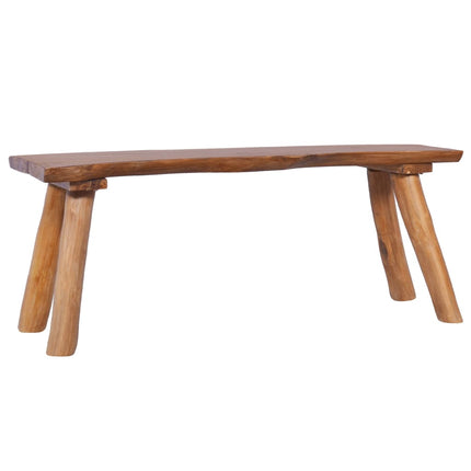 Panchina da Giardino 120 cm in Legno Massello di Teak