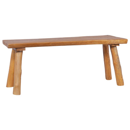 Panchina da Giardino 120 cm in Legno Massello di Teak