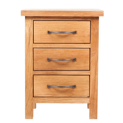 Comodini 2 pz 40x30x54 cm in Legno Massello di Rovere