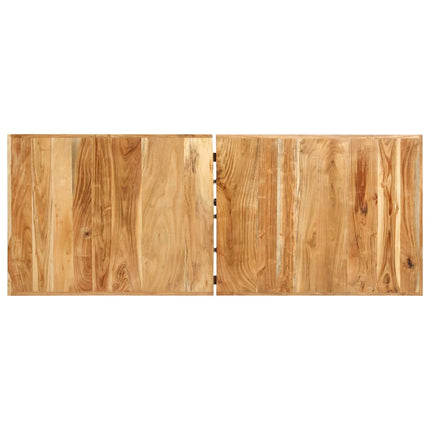 Set da Bar 9 pz in Legno Massello di Acacia e Legno di Recupero