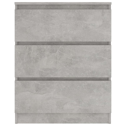 Credenza Grigio Cemento 60x35x76 cm in Legno Multistrato