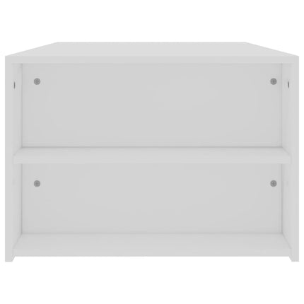 Tavolino da Salotto Bianco 100x60x42 cm in Legno Multistrato