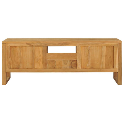 Mobile Porta TV 120x32x45 cm in Legno Massello di Teak