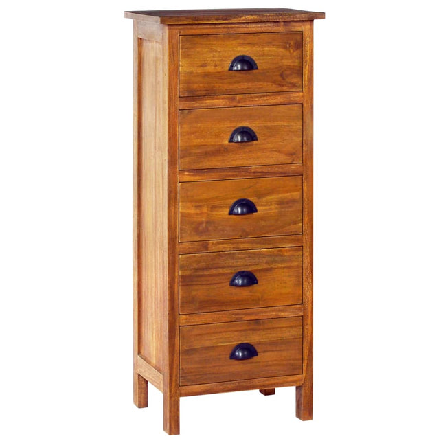 Credenza 45x35x110 cm in Legno Massello di Teak