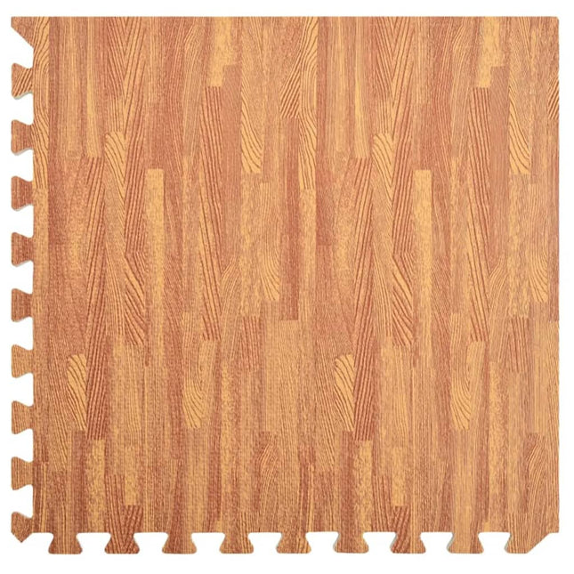 Tappetino a Incastro 12 pz Venature Legno 4,32 Ã£Å½Â¡ Schiuma EVA