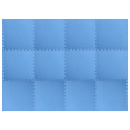 Tappetino a Incastro 12 pz 4,32 mÃ‚Â² in Schiuma EVA Blu