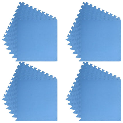 Tappetino a Incastro 24 pz 8,64 mÃ‚Â² in Schiuma EVA Blu