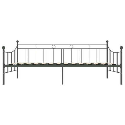 Telaio Divano Letto Grigio in Metallo 90x200 cm