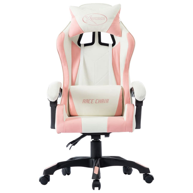 Sedia da Gaming Rosa in Similpelle