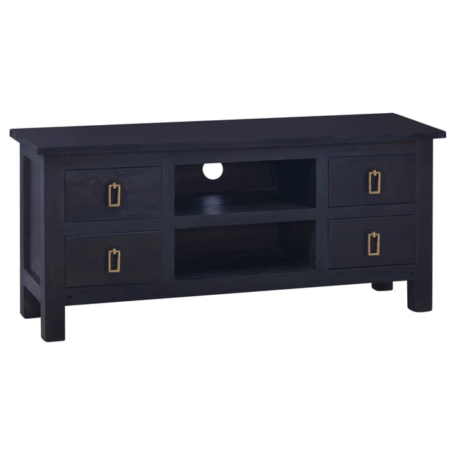 Mobile Porta TV CaffÃ¨ Nero Chiaro 100x30x45 cm in Legno Mogano