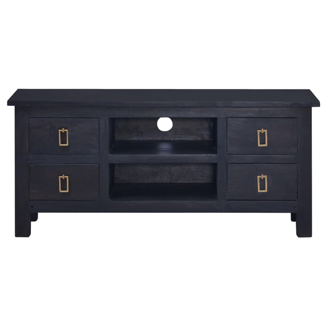 Mobile Porta TV CaffÃ¨ Nero Chiaro 100x30x45 cm in Legno Mogano