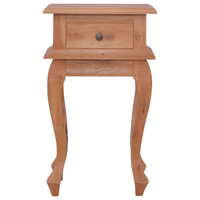 Comodino 35x30x60 cm in Legno Massello di Mogano