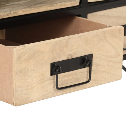 Tavolino da Salotto 100x50x40 cm in Legno Massello di Mango