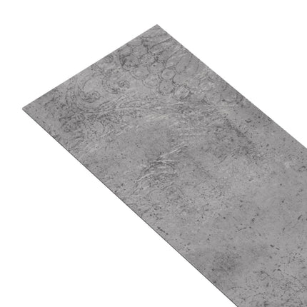 Listoni Pavimenti Non Autoadesivi 5,26m² 2mm Cemento Marrone