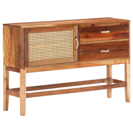 Credenza 118x30x76 cm in Legno Massello di Recupero