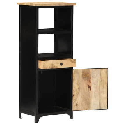 Credenza Alta 45x32x110 cm in Legno Massello di Mango