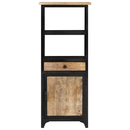 Credenza Alta 45x32x110 cm in Legno Massello di Mango
