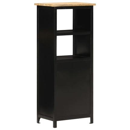 Credenza Alta 45x32x110 cm in Legno Massello di Mango
