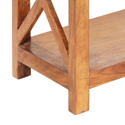 Libreria 60x30x160 cm Legno Massello Acacia Finitura Ambra
