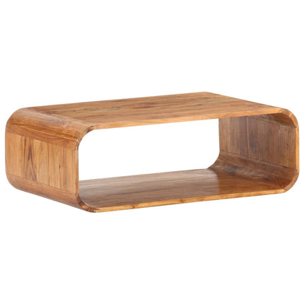 Tavolino da Salotto 90x50x30 cm in Legno Massello d'Acacia