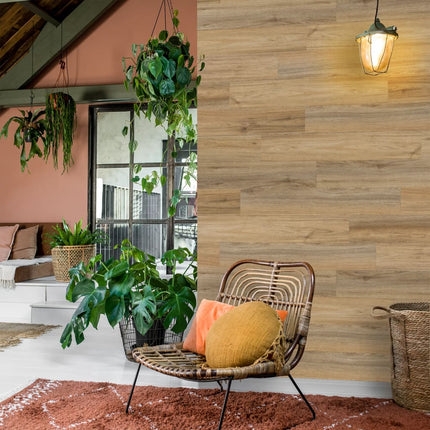 Pannelli Effetto Legno Rovere Naturale Marrone Latte