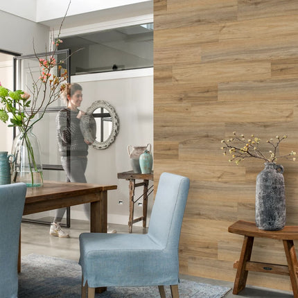 Pannelli Effetto Legno Rovere Naturale Marrone Latte