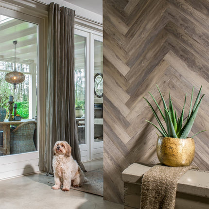 Listoni Effetto Legno Rovere Barnwood Bianco Slavato