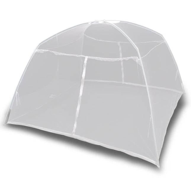 Tenda da Campeggio 200x120x130 cm in Fibra di Vetro Bianca