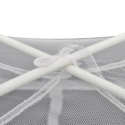 Tenda da Campeggio 200x180x150 cm in Fibra di Vetro Bianca